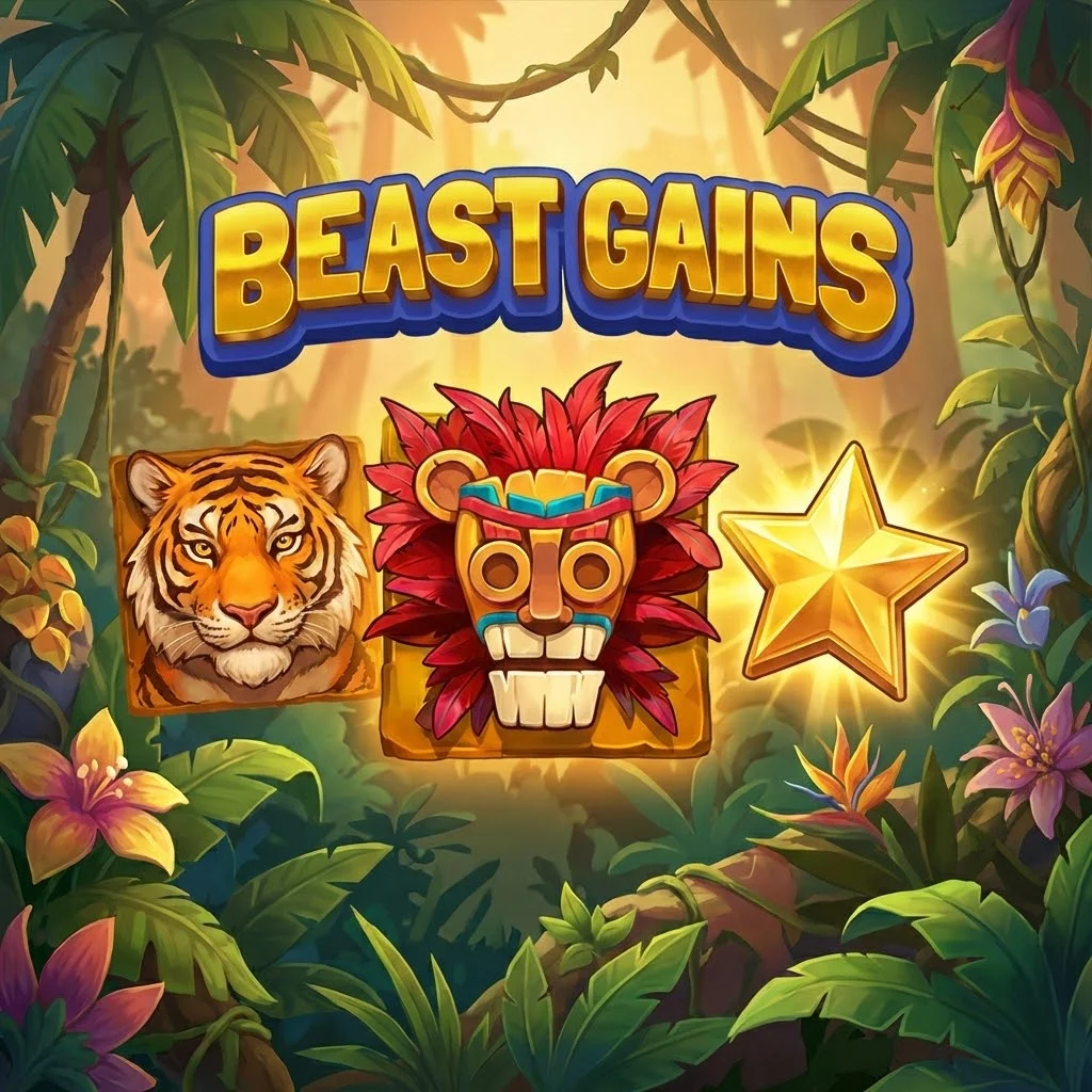 Beast Gains Slot — Tiki-Tiercharaktere auf einer Dschungelfluss-Kreuzfahrt